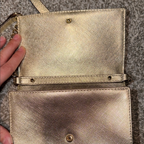 Kate Spade Metallic Gold Crossbody Bag - Picture 3 of 6